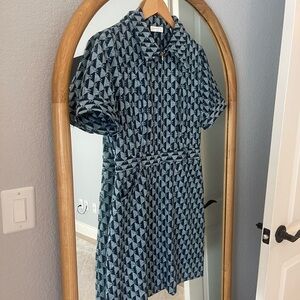 Sandro blue dress